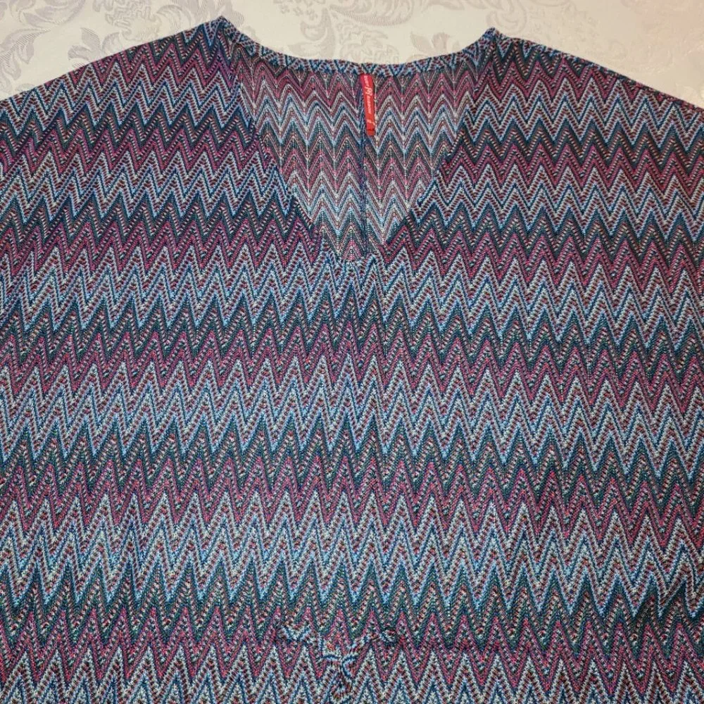 Ruby Ribbon Flamestitch Tunic #0342 Size XS-M